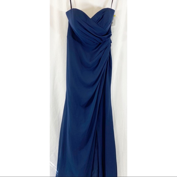 haley paige Dresses & Skirts - LAST CHANCE SALE Haley Paige occasions blue ruched gown